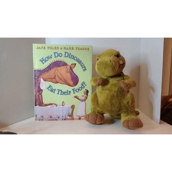 Kohls Cares How Do Dinosaurs Eat Their Food? Book & Plush Set - Fun & Educationa - Picture 1 of 8